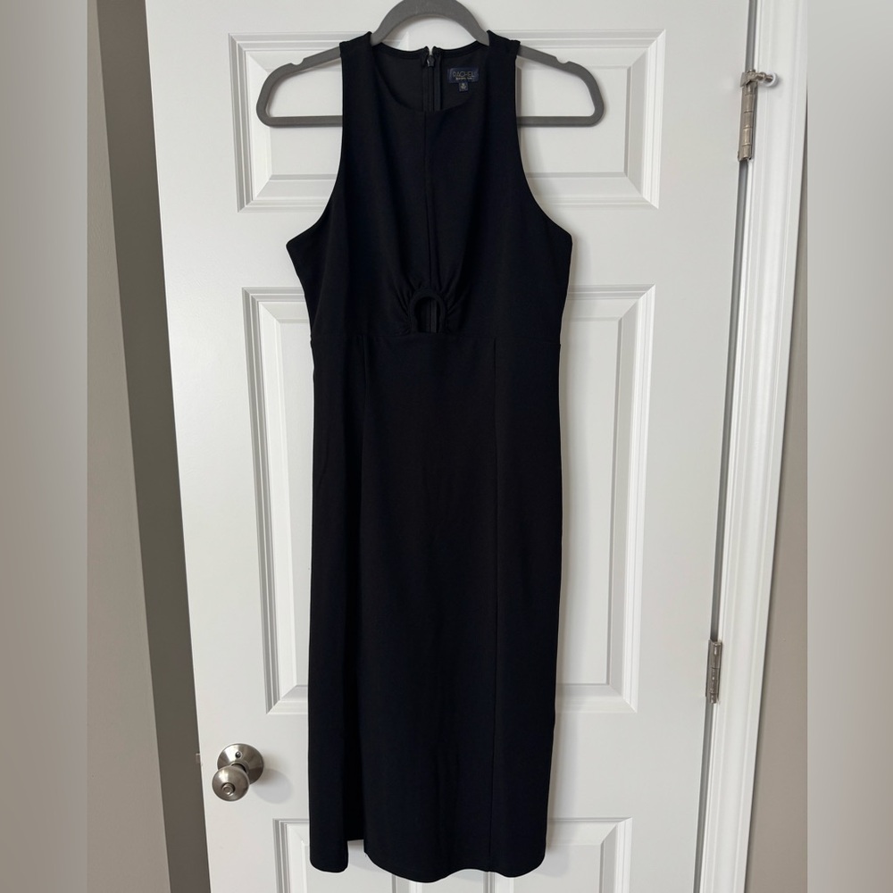 Black Halter Cocktail Dress